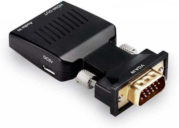 FANTIA VGA to HDMI Adapter Converter with Audio AUX Cable 1080P 60Hz Resolution with Audio Support for Computer, PC, Laptop, Monitor, Beamer, HDTV UVM - Image 2
