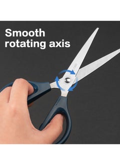 Deli Deli Scissors - 170mm, Stainless Steel Blade, Assorted Colors, E0603  - Image 3