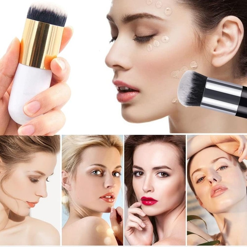Demstar Professional Make-Up Luxury Kabuki Foundation and Blush Makeup Brush Dm  - Image 3