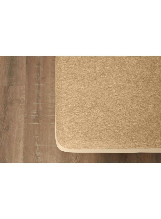Wakefit Wakefit Cotton Feel Terry Ultra Soft Waterproof Mattress Protector | Breathable - Hypoallergenic Mattresses Cover 72" x 42" - Single, Beige  - Image 4
