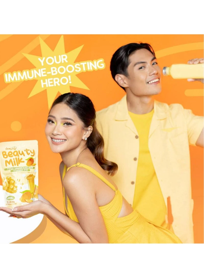 دير فيس حليب بيوتي مشروب ياباني حلو مانجو مضاد للأكسدة - Image 4