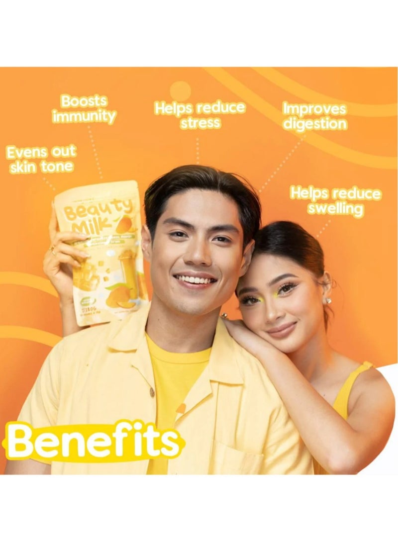 دير فيس حليب بيوتي مشروب ياباني حلو مانجو مضاد للأكسدة - Image 3