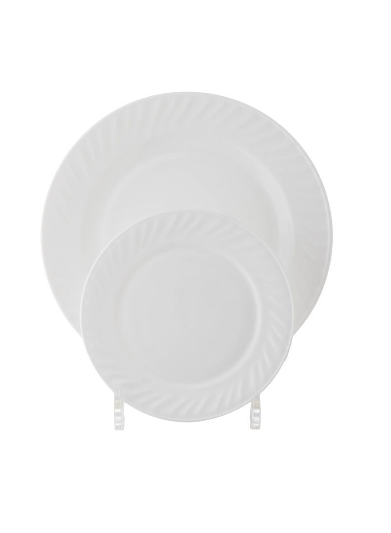 Dania Arcopal White Dinner Set, 18 Pieces, Serves 6 People - Image 4