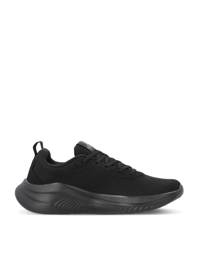 Demix Turbo Women's Running Sport Shoes – Black Lightweight Sneakers with Cushioning, Breathable Upper and Durable Outsole - Image 1