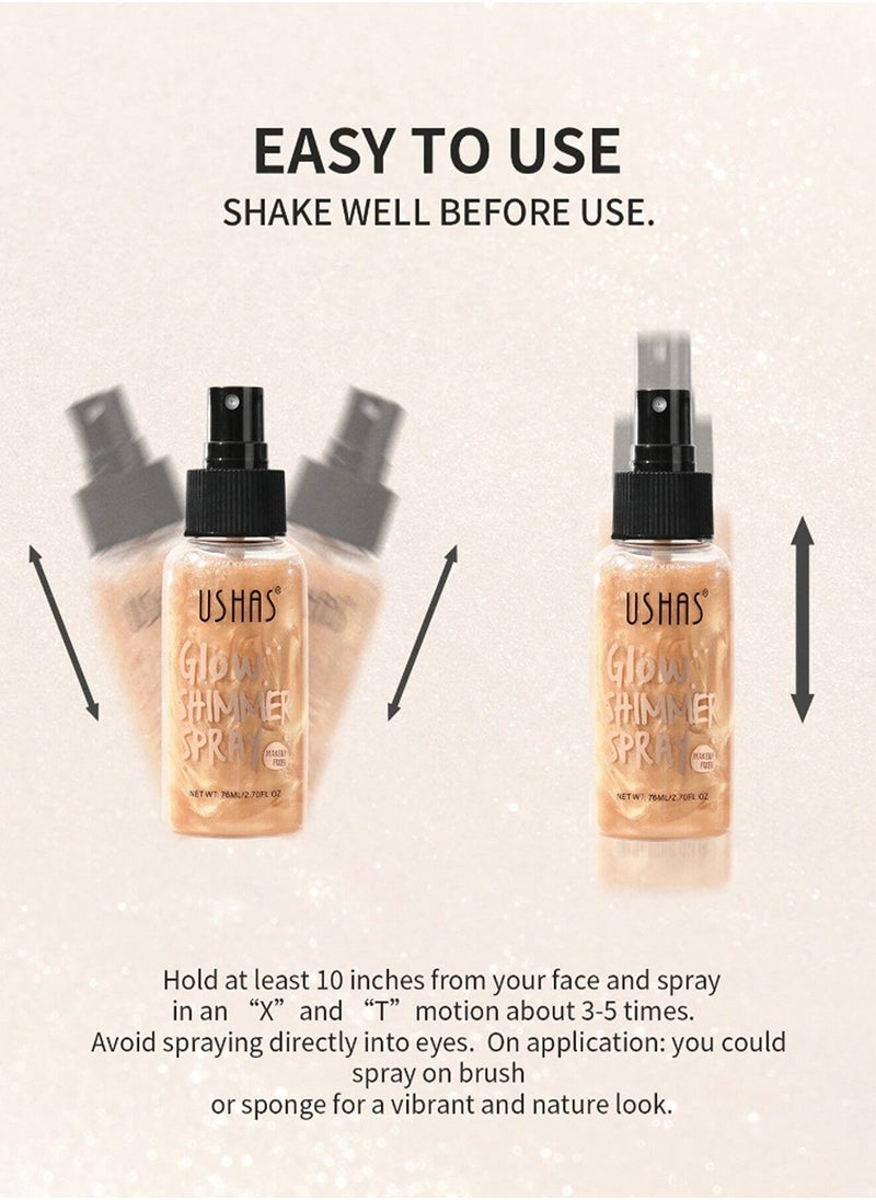 Ushas - Highlighter Glitter Face & Body Highlighter - Image 1