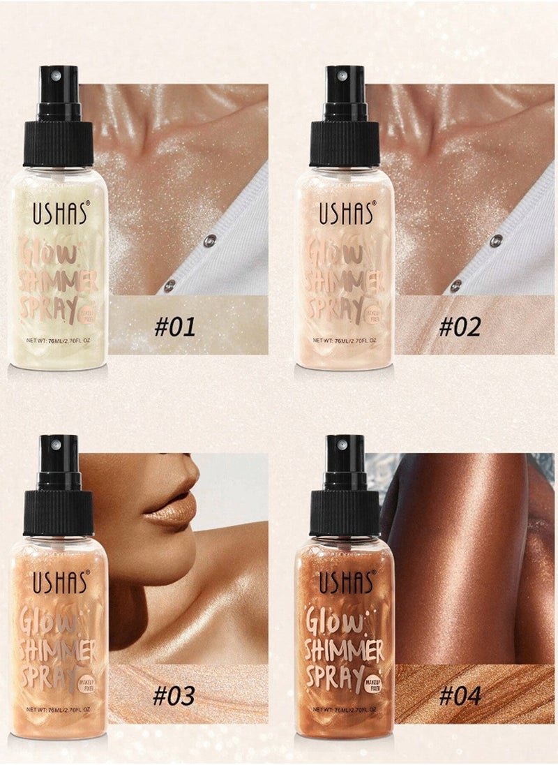 Ushas - Highlighter Glitter Face & Body Highlighter - Image 1
