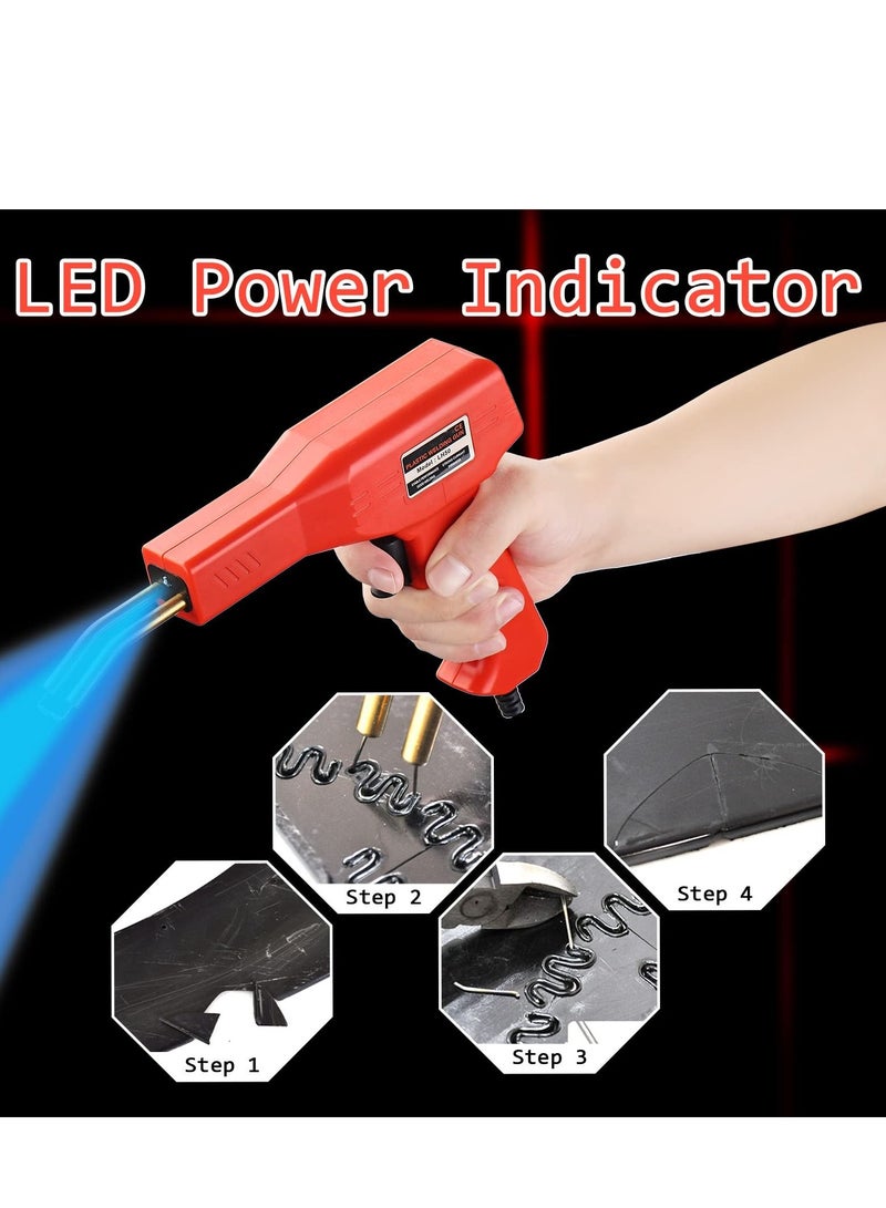 SYOSI Hot Stapler Plastic Welder Repair Kit Multiple Types Staples Suitable for Various Welding Environment with 400 Staples - Image 4