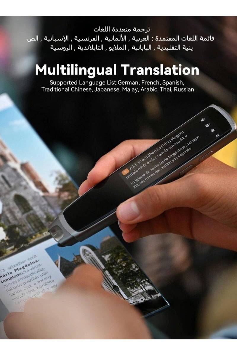 iFLYTEK Scanning Translation Pen, Smart Dictionary Pen with Built-in Collins Dictionary, Support Multilingual Translation & Pronunciation Guide, Suitable for Language Learning - Image 2