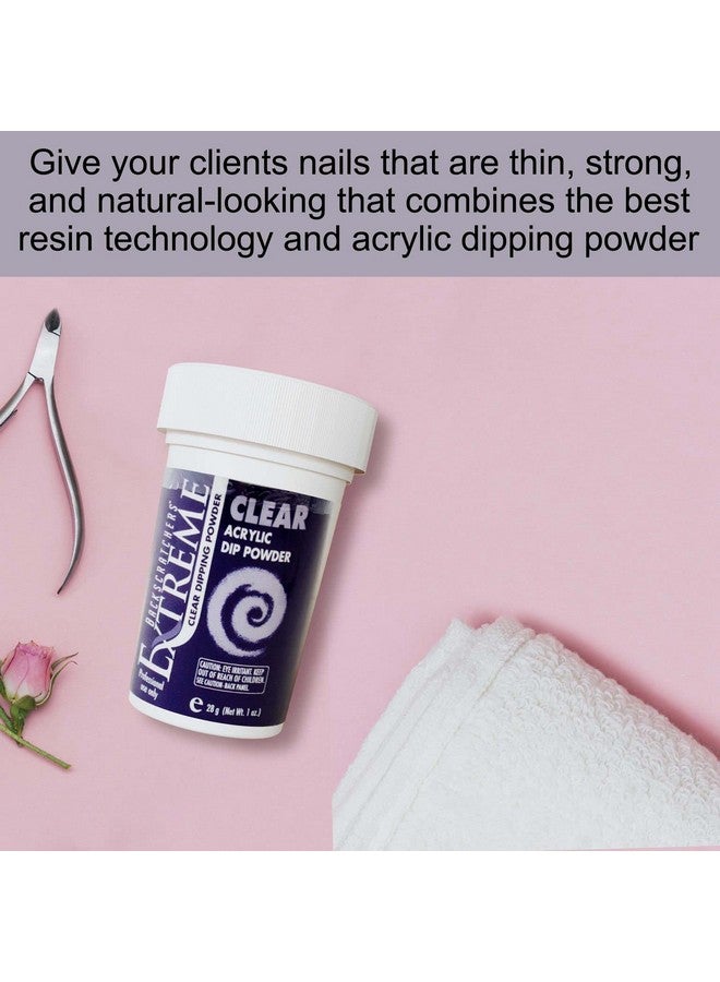 BACKSCRATCHERS Extreme Acrylic Dipping Powder Clear 1 Oz. - Image 2