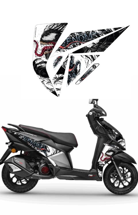 Grayfixx Venom Edition Half Body Sticker for Ntorq - Image 5