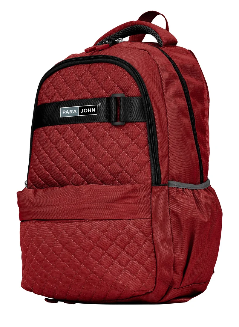 PARAJOHN Parajohn 18 Inch School Backpack for Boys & Girls, Lightweight Durable School Bag with Multiple Compartments,Red