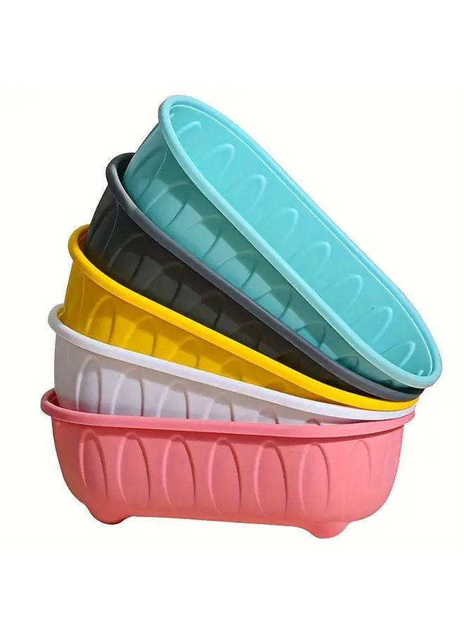 Pink Ultra Thick Rectangular Planter Box for Vegetables Herbs Succulents Flowers with Free Gardening Tools - Image 1
