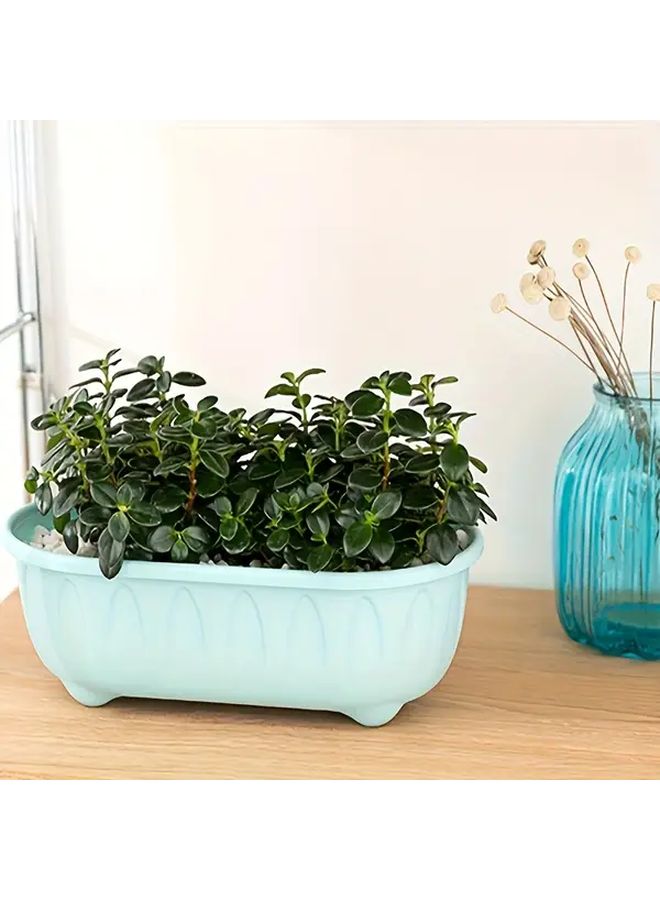 Pink Ultra Thick Rectangular Planter Box for Vegetables Herbs Succulents Flowers with Free Gardening Tools - Image 2