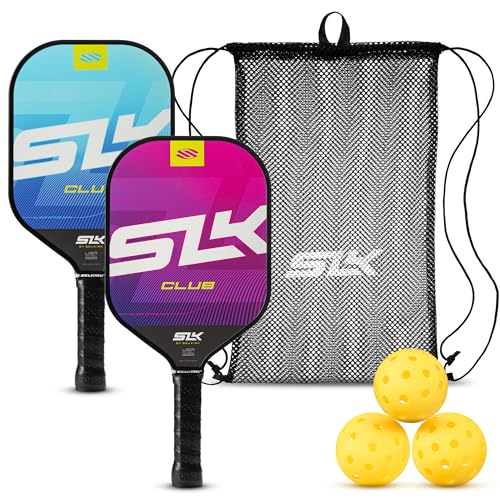 Selkirk Sport SLK Club Pickleball Paddle Bundle by Selkirk | Graphite & Fiberglass Face | SX3 Honeycomb Core | Ultimate Starter Set | 2 Lightweight Paddles | 3 Hybrid+ Pickleballs | 1 Mesh Sling Bag - Image 5