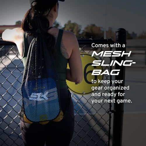 Selkirk Sport SLK Club Pickleball Paddle Bundle by Selkirk | Graphite & Fiberglass Face | SX3 Honeycomb Core | Ultimate Starter Set | 2 Lightweight Paddles | 3 Hybrid+ Pickleballs | 1 Mesh Sling Bag - Image 4