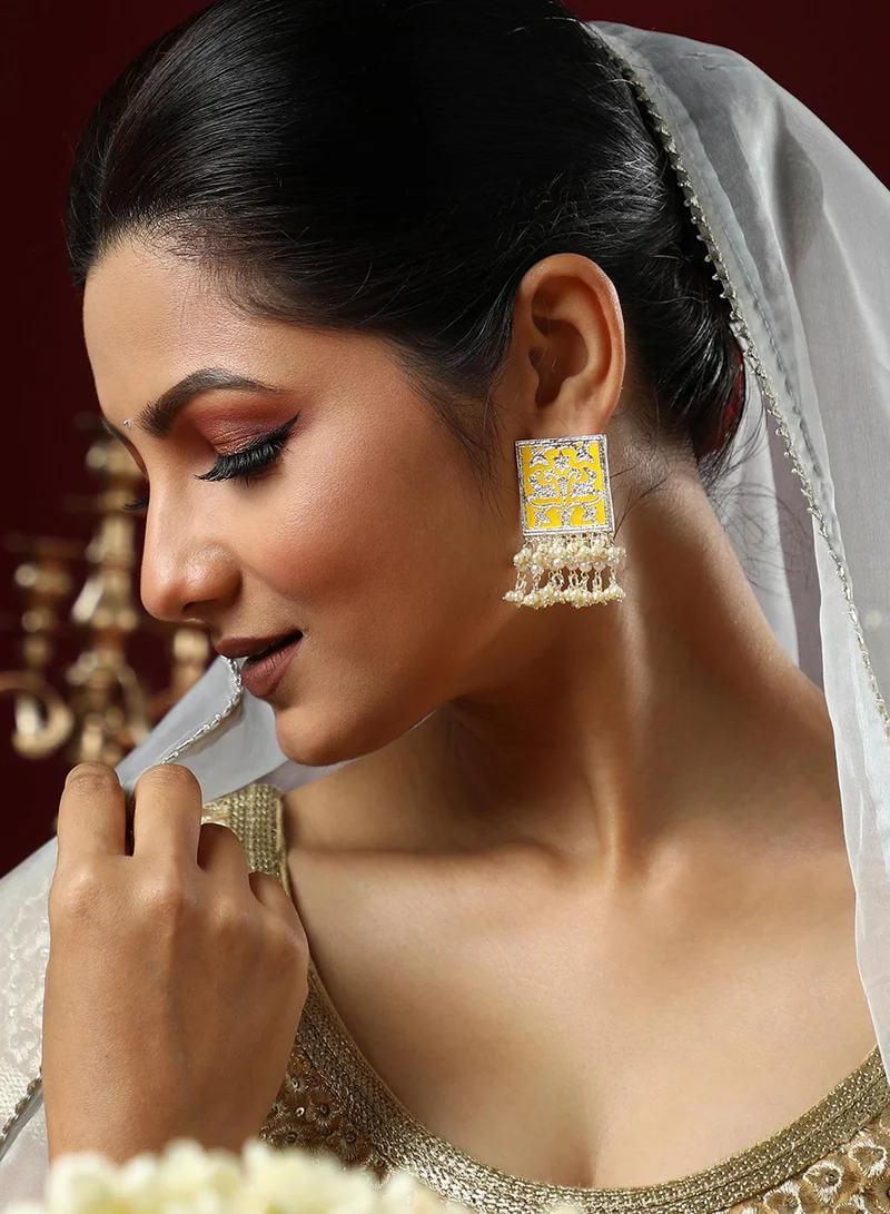 SOHI Contemporary Artificial Drop Earring Jewellery