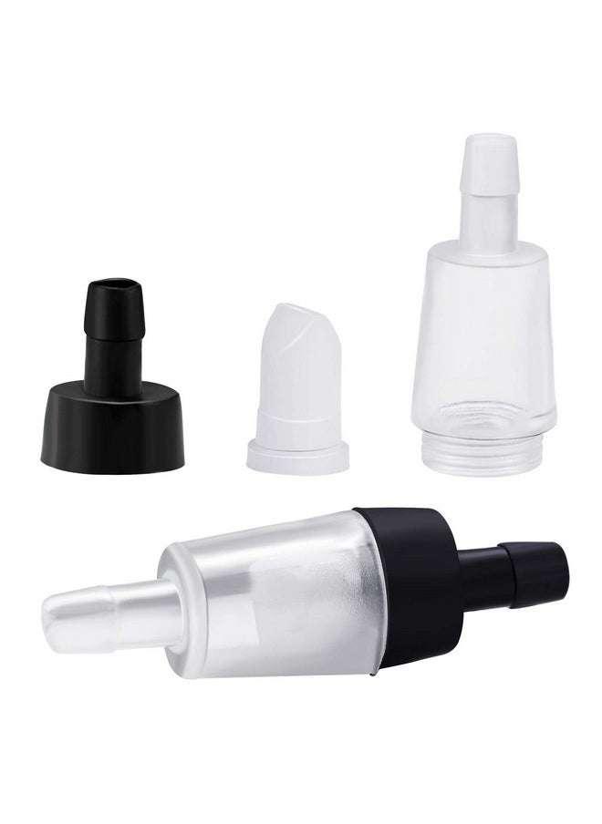 Leinuosen Leinuosen 20 Pack Aquarium Air Pump Check Valves Plastic One Way Non-Return Check Valve Air Pump Accessories for Fish Tank, Black  - Image 5