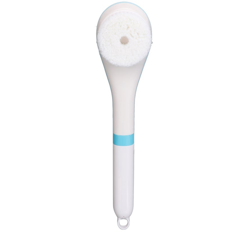 Electric Shower Brush Deep Cleansing Waterproof Automatic Rotating Body Scrubber with 4 Heads - Image 2