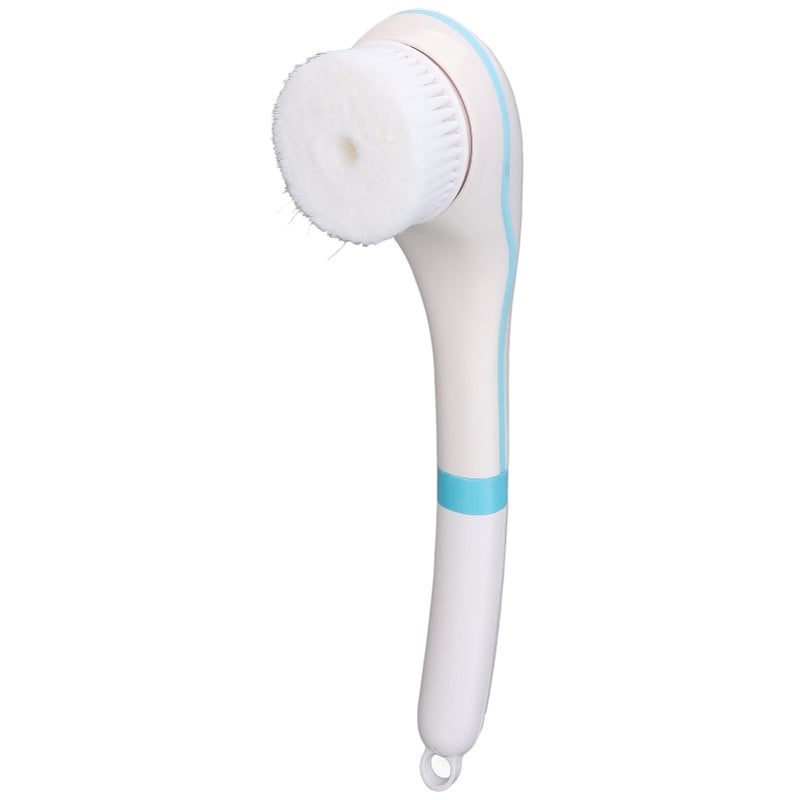 Electric Shower Brush Deep Cleansing Waterproof Automatic Rotating Body Scrubber with 4 Heads - Image 3