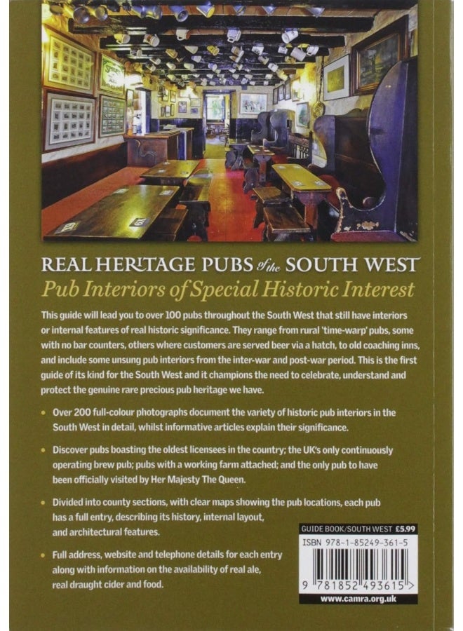 Real heritage Pubs of the Southwest: Pub interiors of special historic interest  - Image 2