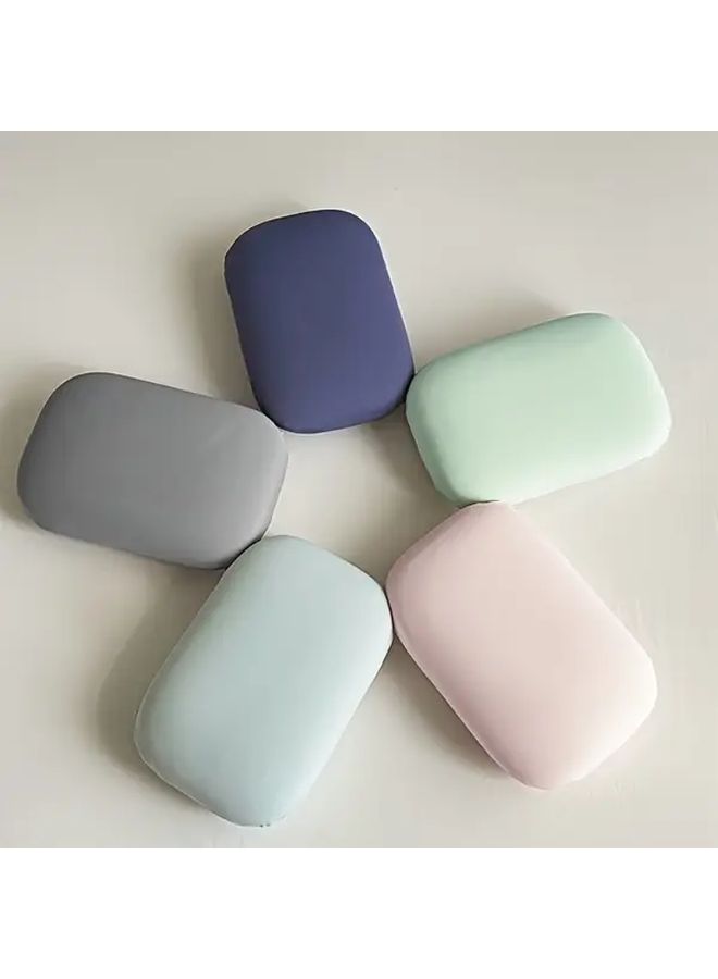 Ergonomic Lumbar Pillow Portable Memory Foam Support For Office Car Home Pink - Image 2