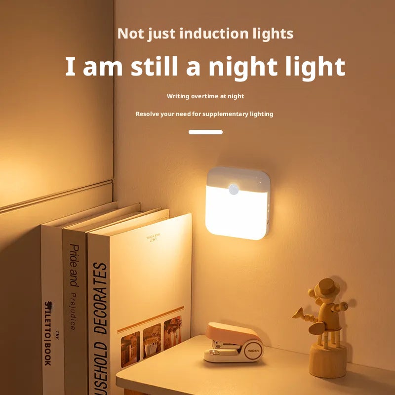 Square Smart Night Light with Motion Sensor and Magnetic Charging - Image 1