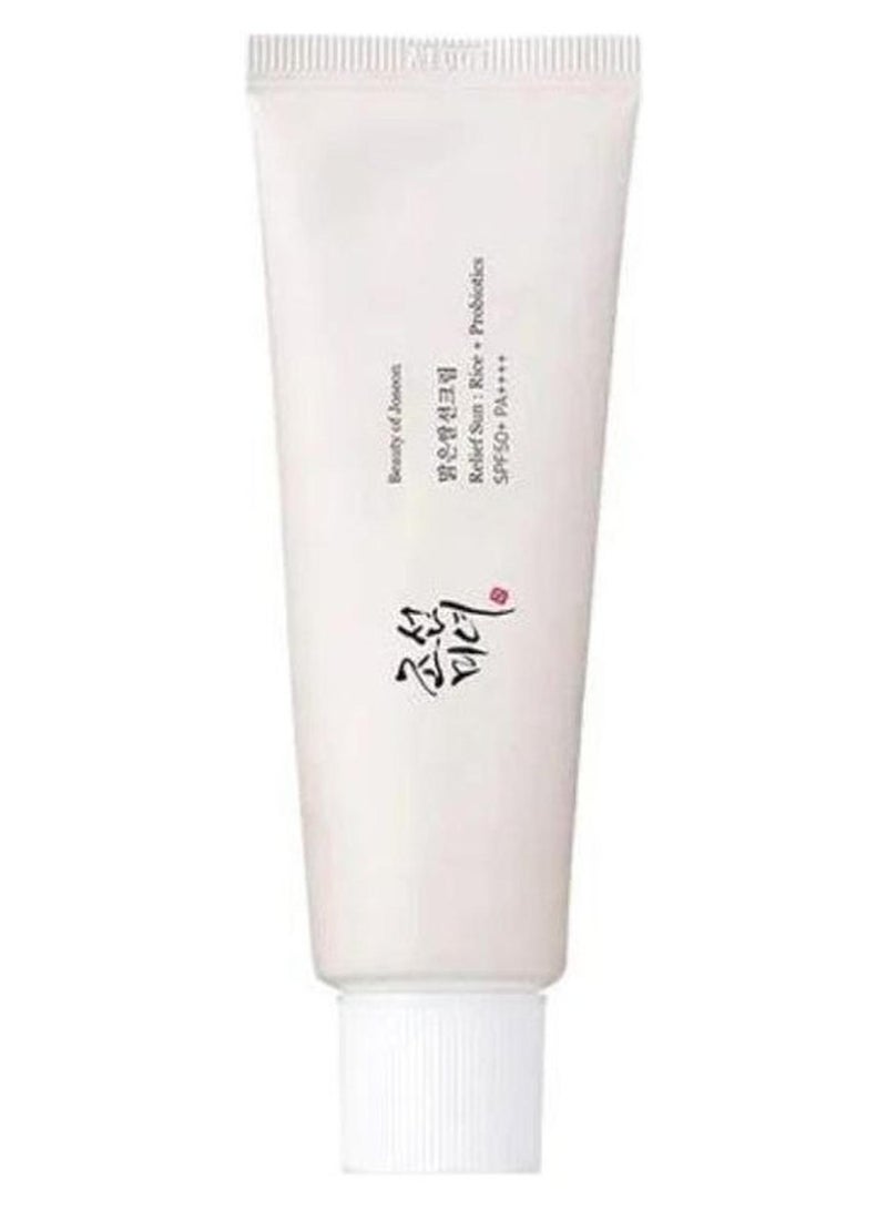 Beauty of Joseon Relief Sun: Rice + Probiotics Sunscreen SPF50+ PA++++ 100ml - Image 1