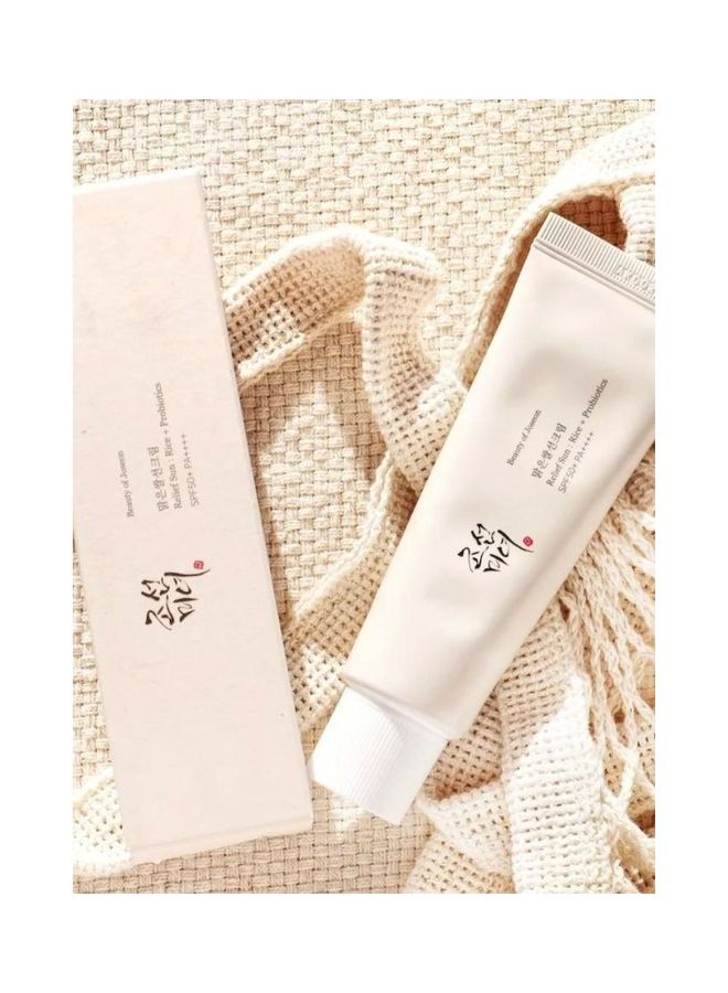 Beauty of Joseon Relief Sun: Rice + Probiotics Sunscreen SPF50+ PA++++ 100ml - Image 2