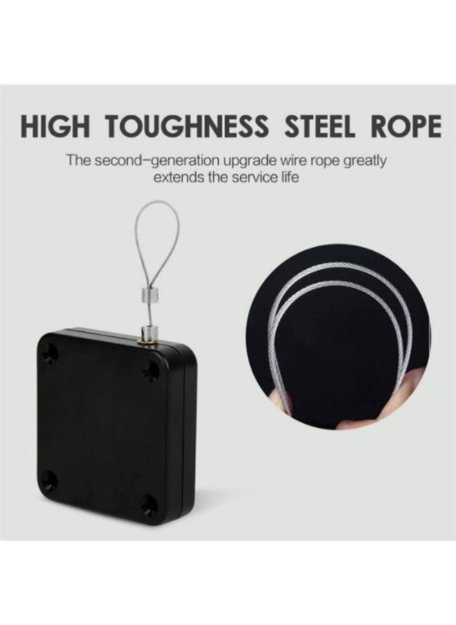 Generic Punch-Free Retractable Silent Door Closer with Steel Rope – Automatic Closing for Sliding & Swing Doors  - Image 4