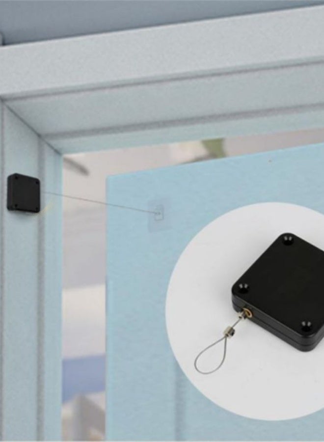 Punch-Free Retractable Silent Door Closer with Steel Rope – Automatic Closing for Sliding & Swing Doors - Image 2