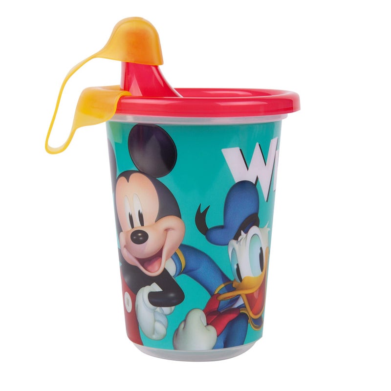 The First Years Take & Toss Disney Mickey Mouse Sippy Cups - Reusable Toddlers Cups with Lids - Kids Party Pack with 2 Travel Caps - 10 Oz - 10 Count - Image 2