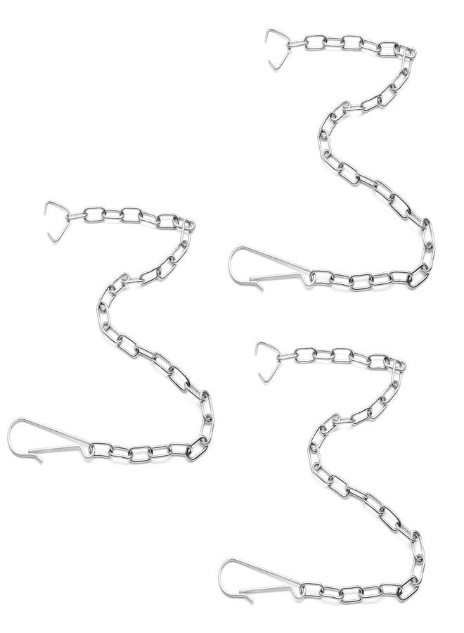 BokWin 3 PCS Toilet Handle Chain Stainless Steel, Toilet Flapper Chain Replacement Toilet Handle Lift Chain Fits Most Toilet Flappers - Image 1