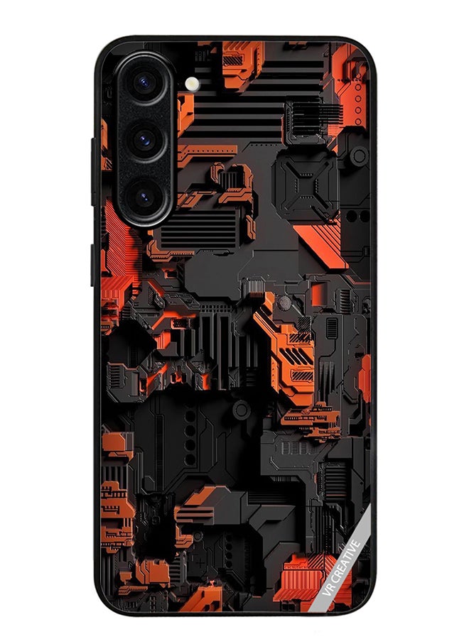 VR CREATIVE Protective Case Cover For Samsung Galaxy S24 Plus Circuit Design Multicolour - Image 1