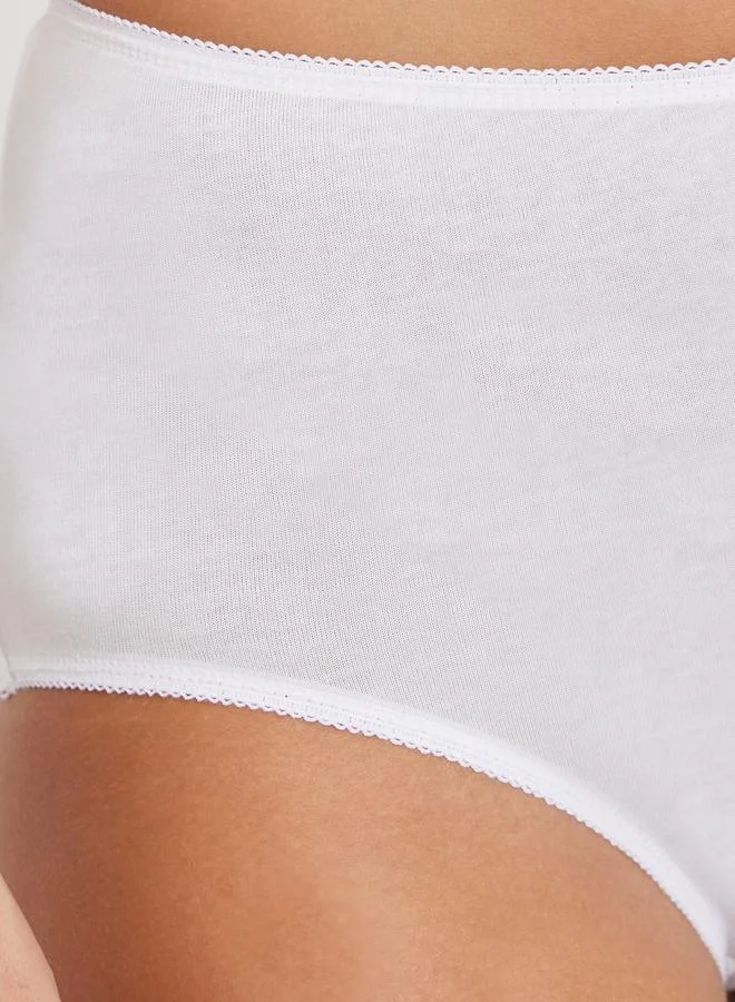 ستايلي مجموعة من 5 سراويل داخلية قطن سادة