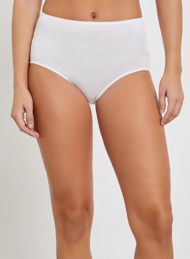 ستايلي مجموعة من 5 سراويل داخلية قطن سادة