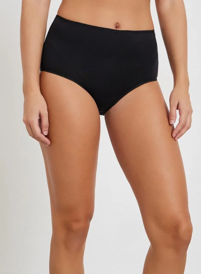 ستايلي مجموعة من 5 سراويل داخلية قطن سادة