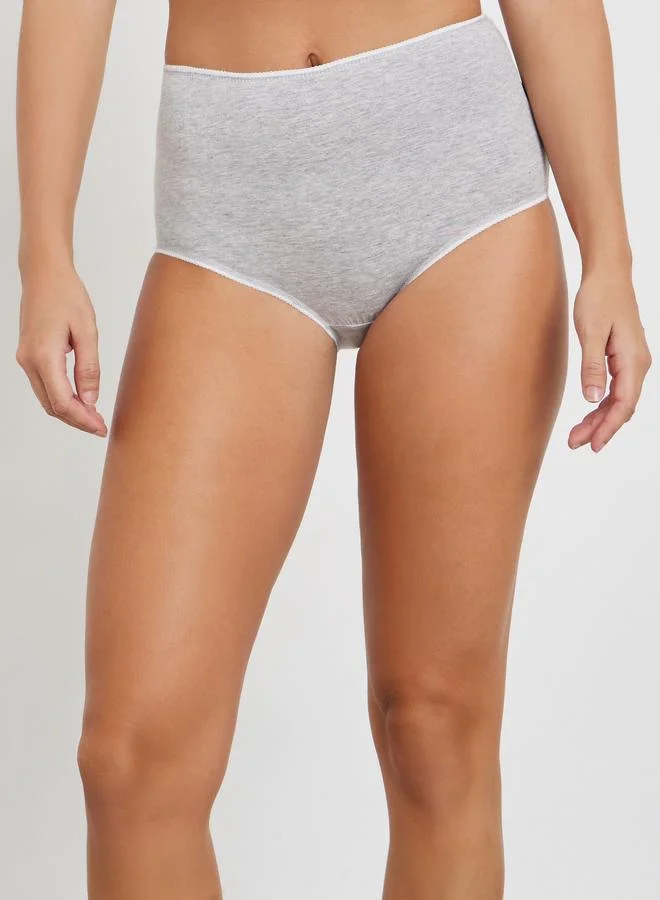 ستايلي مجموعة من 5 سراويل داخلية قطن سادة