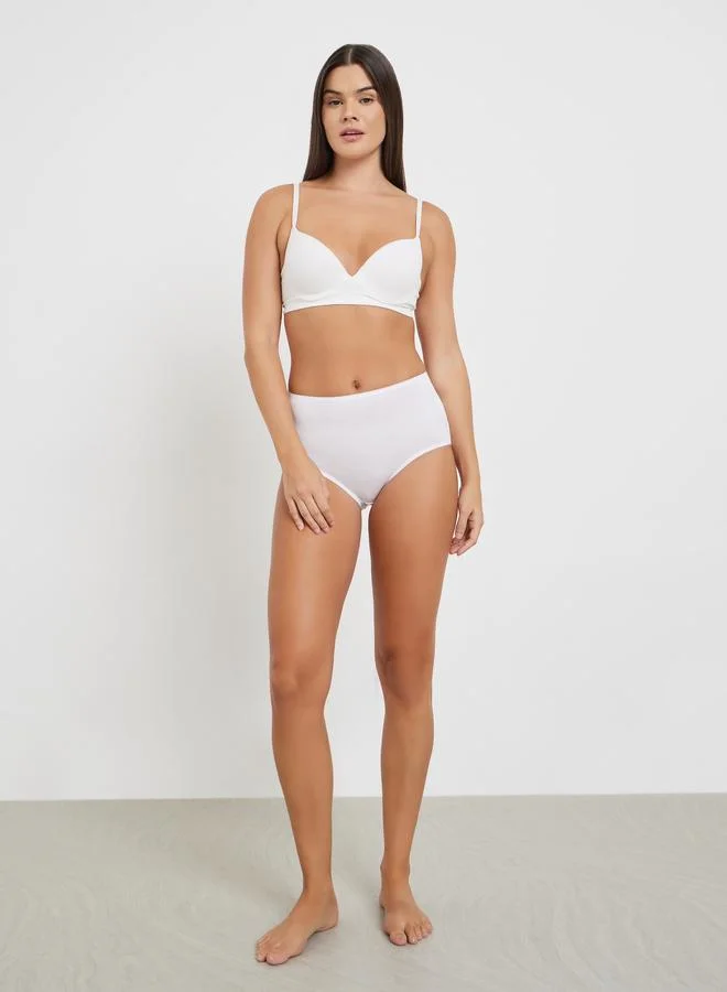 ستايلي مجموعة من 5 سراويل داخلية قطن سادة