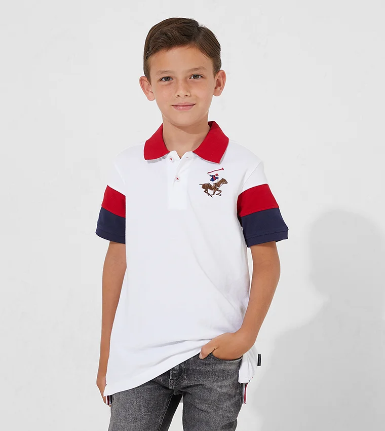 BEVERLY HILLS POLO CLUB Regular Fit Polo T-Shirt