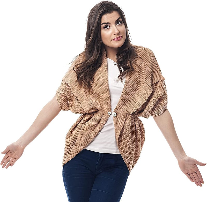 CLOSAL ® 6 PCS Pearl Brooch Safety Pins for Women Girls, Anti-Exposure Neckline Safety Jewerly Accessory Sweater Shawl Clips Gifts - Image 3