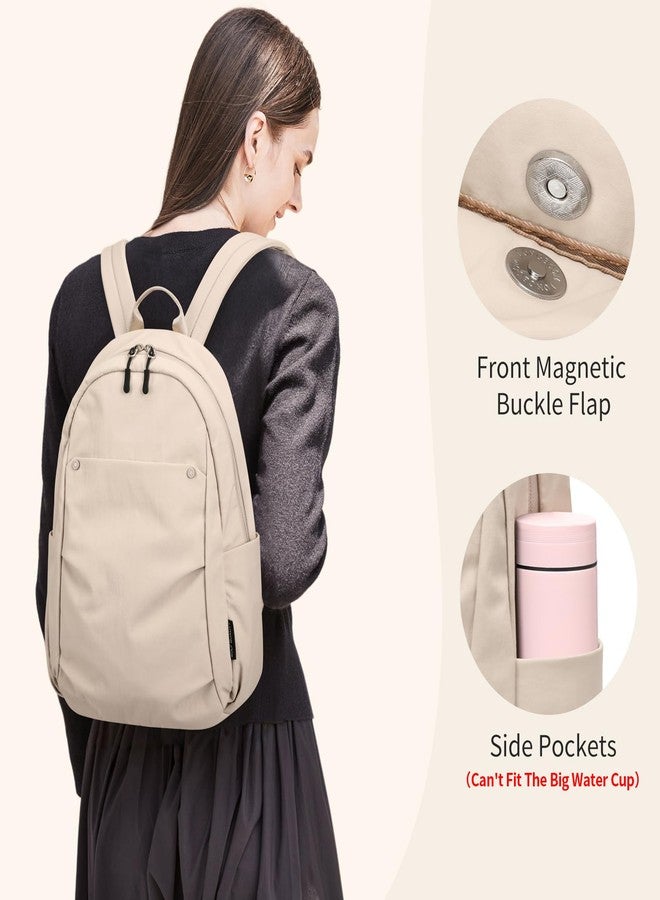 GOLF QUALITY Mini Backpack for Women Fashion Small Backpack Purse Lightweight Daypack for Work Trave Daily,Apricot - Image 5