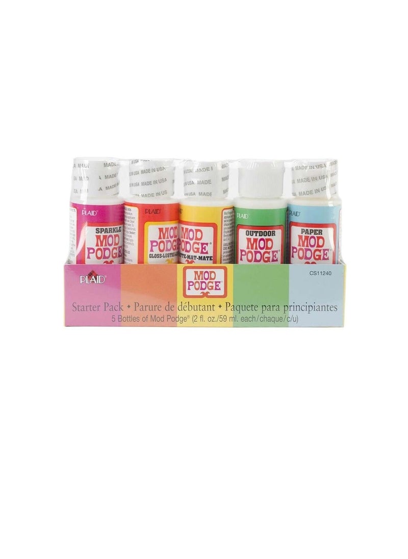 Mod Podge Mod Podge Starter Pack 5pcs 2oz  - Image 1