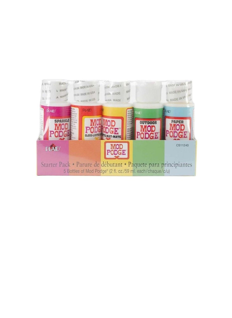 Mod Podge Mod Podge Starter Pack 5pcs 2oz  - Image 3
