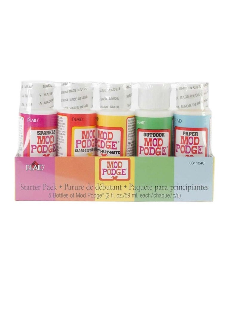 Mod Podge Mod Podge Starter Pack 5pcs 2oz  - Image 2