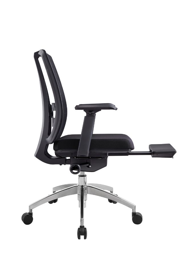 Modern Ergonomic Office Chair Without Headrest – Adjustable Armrest and Footrest – Executive Mesh Chair for Office and Home - Image 2
