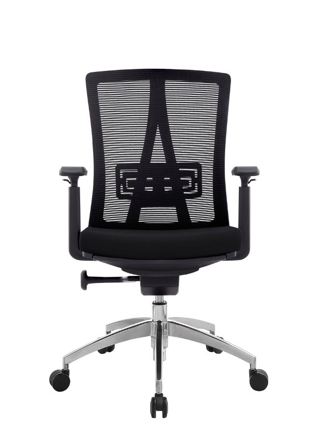 Modern Ergonomic Office Chair Without Headrest – Adjustable Armrest and Footrest – Executive Mesh Chair for Office and Home - Image 3