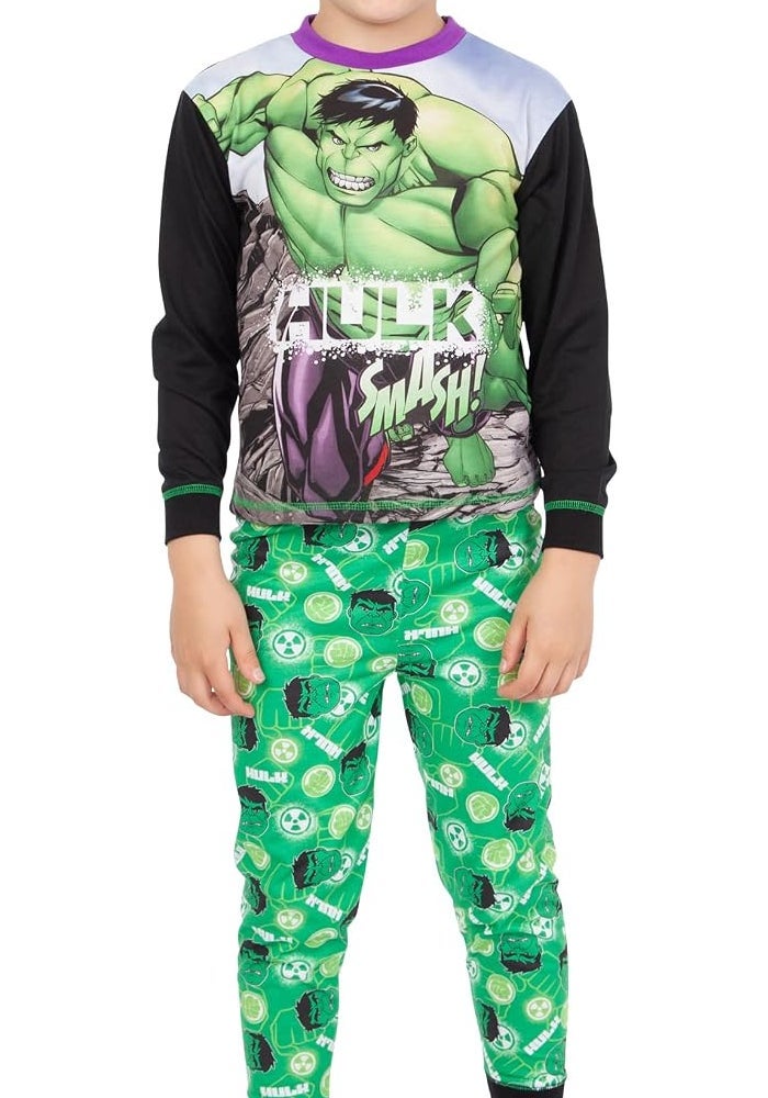 Marvel Boys' The Incredible Hulk Pajamas Set - Image 2