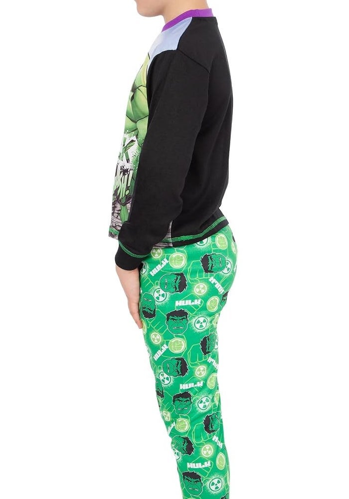 Marvel Boys' The Incredible Hulk Pajamas Set - Image 4