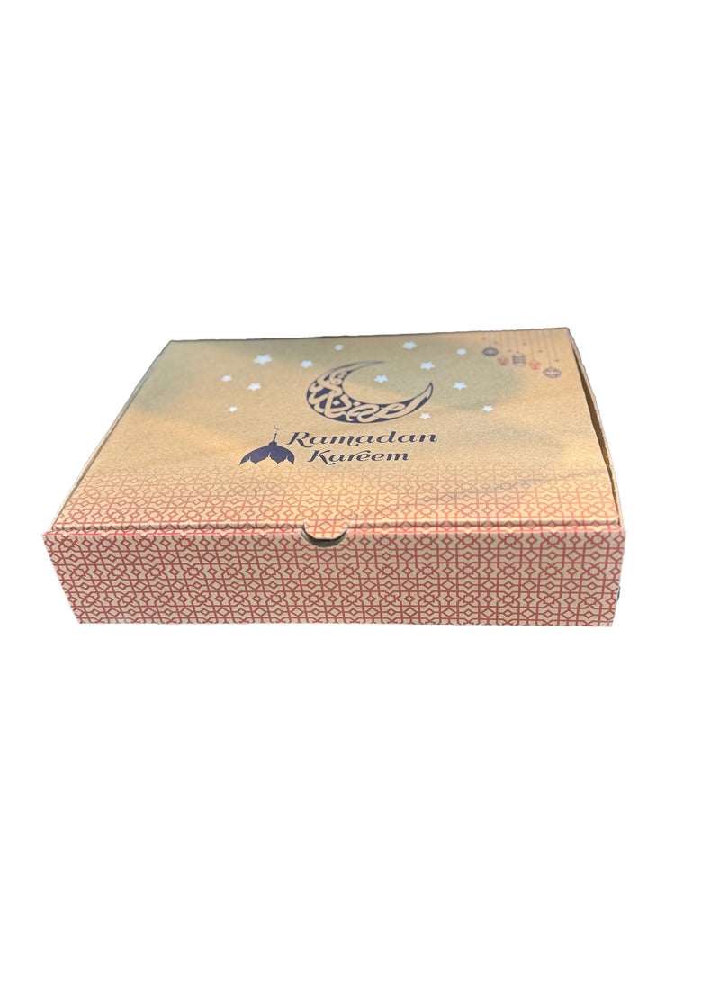 Ideal Pack Printed Iftar Box 31x24x7 Brown Convenient And Stylish Box For Iftar Meals 10PCS - Image 3