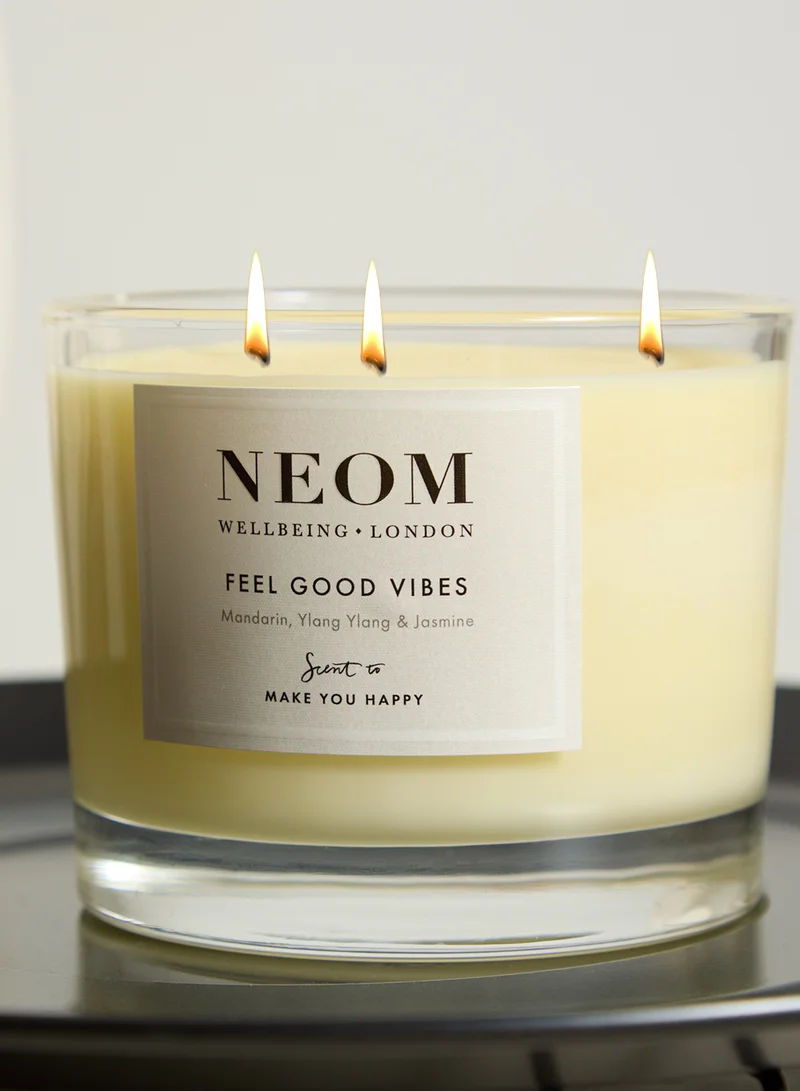 NEOM Organics Feel Good Vibes 3 Wick Scented Candle 420G